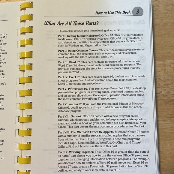 Microsoft Office 97 for Windows for Dummies Quick Reference Guide - Picture 3 of 4